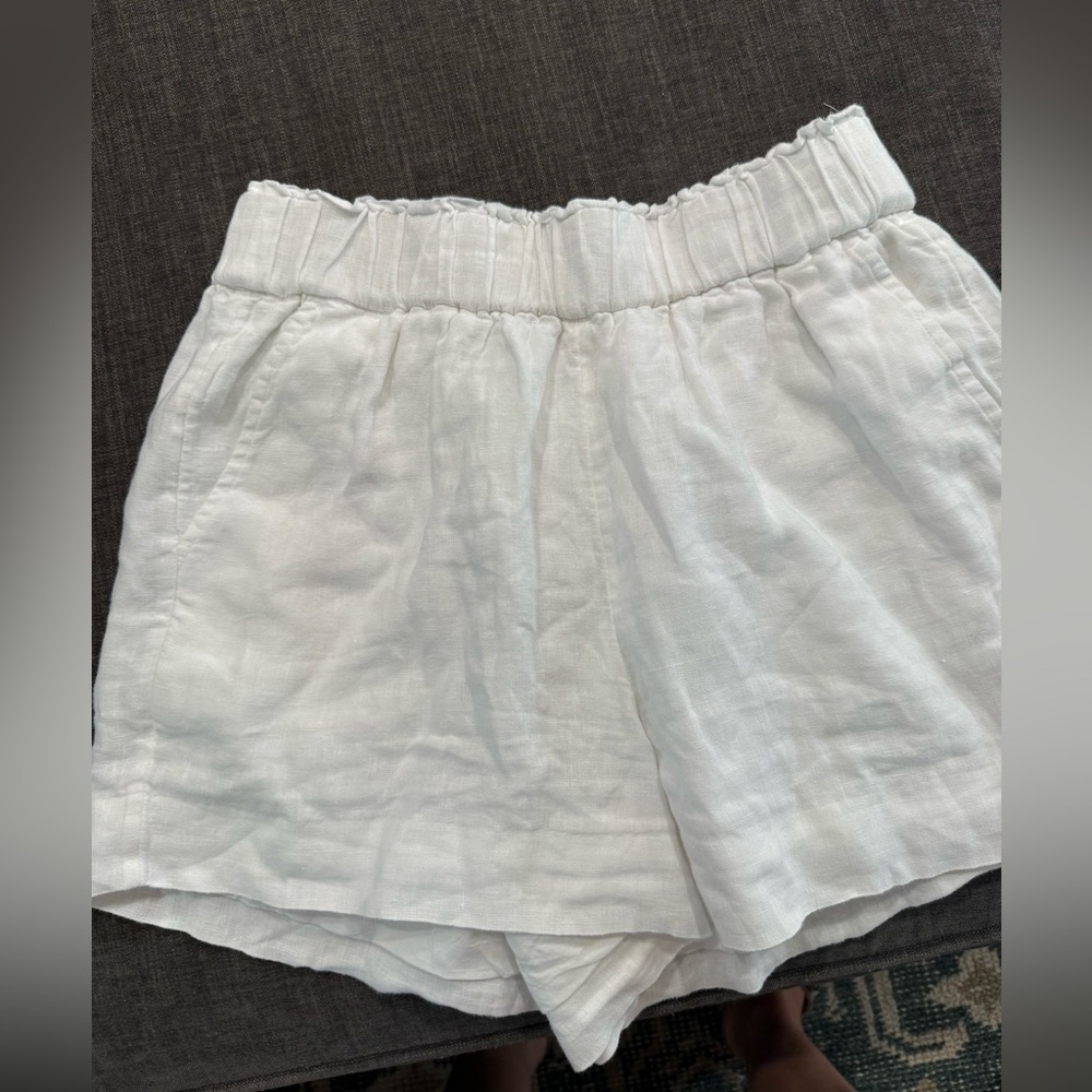 Jcrew linen shorts